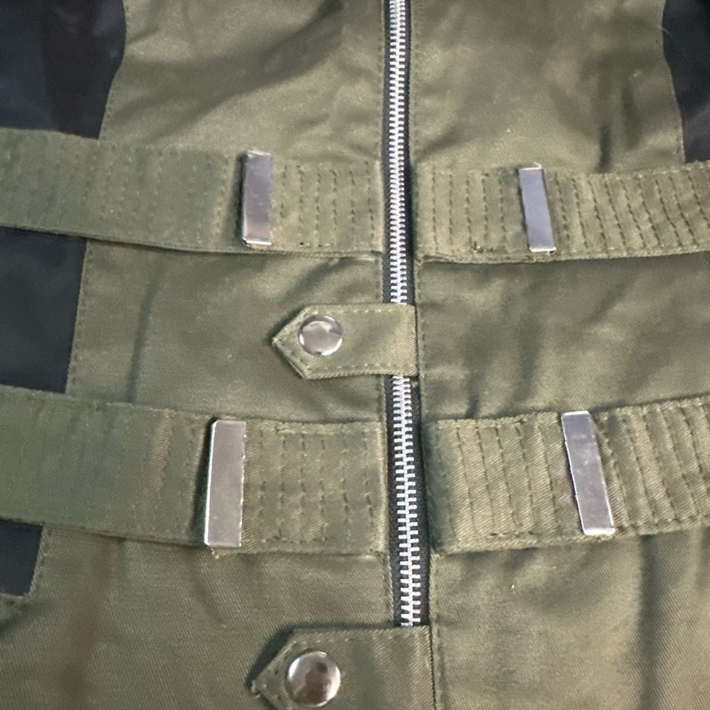 Women's Olive and Black Tactical Vest - Picture 2 of 10
